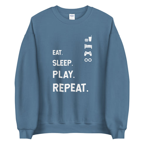 Eat Sleep Play Repeat Sweatshirt